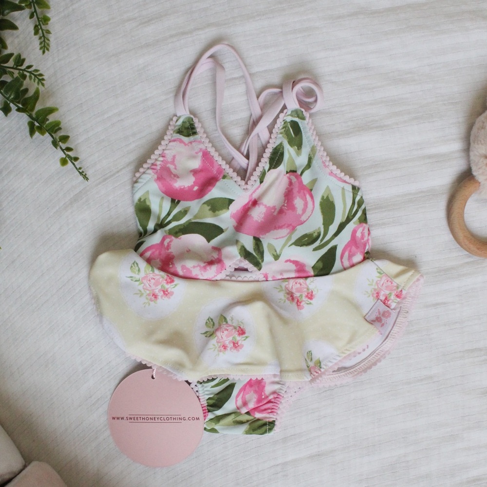 SweetHoney Skirted One Piece Bathing Suit